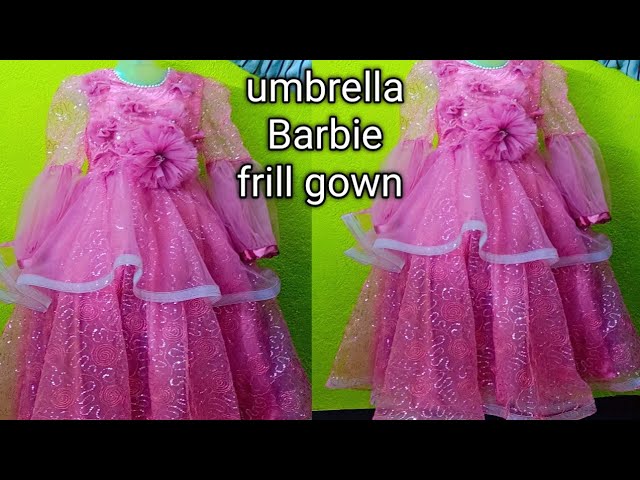 Umbrella frock cutting and stitching With bell sleeves/dress cutting/frock  suit/frock cutting - YouTube